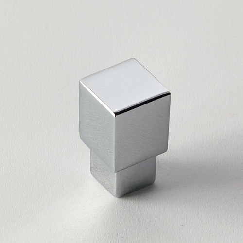 Ручка-кнопка Eban FACQDPO--CR Quadro, для мебели, квадрат, цвет: хром снят с производства
