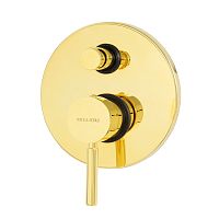 Смеситель Migliore 27986 Fortis Gold скрытого монтажа монокомандный, 2-х позиционный с девиатором, золото