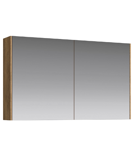 Зеркальный шкаф Aqwella MOB0410+MOB0717DB Mobi подвесной 100х60 см, дуб балтийский снят с производства