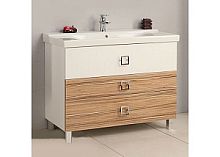 Тумба с раковиной Акватон Стамбул 1A1273K0ST490, эбони светлый