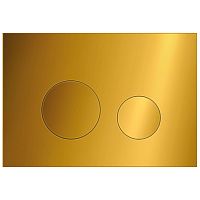 Смывная клавиша KKPol SPP/037/0/K (350/PPZ/037-00-00) M11 для инсталляции, темное золото глянец