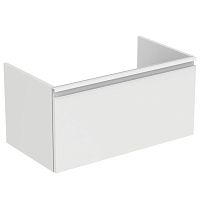 Тумба Ideal Standard T0047OV Tesi для раковины 80х44 см, подвесная, с ящиком, Gloss White (белый глянцевый/ручка - белый матовый) Тумба Ideal Standard T0047OV Tesi для раковины 80х44 см, подвесная, с ящиком, Gloss White (белый глянцевый/ручка - белый матовый)