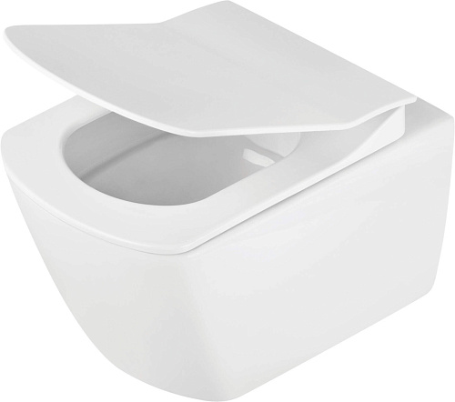 Унитаз Deante CDZD6ZPW Anemon Zero подвесной 37х51 см, с сиденьем микролифт, белый