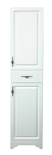 Шкаф-пенал Loranto CS00049716 Janet напольный, 36х181 см, белый купить недорого в интернет-магазине Керамос