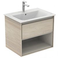 Тумба Ideal Standard E0826UK Connect Air для раковины 60х44 см, подвесная, Wood light brown + Matt Light Brown (светло-коричневое дерево + светло-коричневый матовый) Тумба Ideal Standard E0826UK Connect Air для раковины 60х44 см, подвесная, Wood light brown + Matt Light Brown (светло-коричневое дерево + светло-коричневый матовый)
