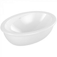 Раковина Villeroy & Boch 4A550001 Loop&Friends AG под столешницу 56х38 см, альпийский белый (White Alpin)