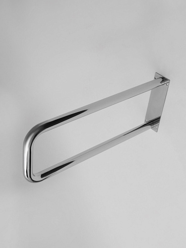 Поручень Aquatek POR-0000006 настенный, стационарный 80х23 см, хром купить недорого в интернет-магазине Керамос