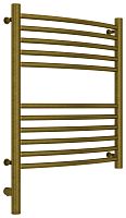 Полотенцесушитель электрический Сунержа 05-5802-6050 Богема 3.0 РЭБ выгнутая, 600х500 мм/ МЭМ левый, состаренная бронза