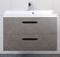 BelBagno AURORA-800-2C-SO-PG  База под раковину подвесная с двумя выкатными ящиками Исполнение:Pietra Grigio BelBagno AURORA-800-2C-SO-PG  База под раковину подвесная с двумя выкатными ящиками Исполнение:Pietra Grigio