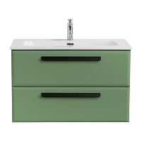 Тумба под раковину подвесная Cezares ECO-CER-N ECO-CER-N-800-2C-SO-PS-P