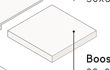 Ступень AtlasConcorde BOOST PRO BoostProClayScalinoAngolare