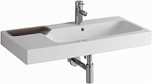 Раковина Geberit 124195000 iCon, 90x48,5 см, декор слева