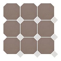 Неглазурованный керамогранит TOPCER Field Material 4429OCT16/1C_CoffeeBrown/White