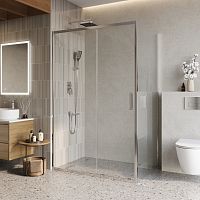 Душевой уголок BelBagno LUCE LUCE-AH-1-130/90-C-Cr Душевой уголок BelBagno LUCE LUCE-AH-1-130/90-C-Cr