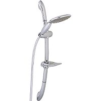 Душевой гарнитур Cisal DS01006021  Shower ручная лейка,шланг 150 см,штанга 70 см с мыльницей, цвет хром