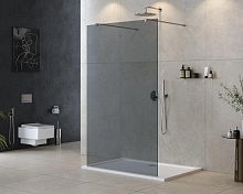Душевая перегородка Cezares LIBERTA-L-2-120-120-GR-Cr Liberta 120 см, профиль хром Душевая перегородка Cezares LIBERTA-L-2-120-120-GR-Cr Liberta 120 см, профиль хром