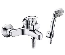 Смеситель WasserKRAFT 2601 Isen для ванны, с коротким изливом, хромоникелевое покрытие