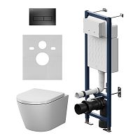 Комплект: Унитаз, Инсталляция, Кнопка смыва AM.PM X-Joy IS110338.851900