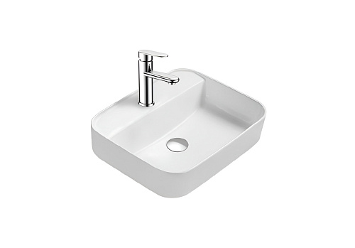 Раковина Aquatek AQ5506-MW Вега для установки на столешницу, 50х39.5 см, с отверстием под смеситель, белый матовый Раковина Aquatek AQ5506-MW Вега для установки на столешницу, 50х39.5 см, с отверстием под смеситель, белый матовый