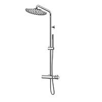 Душевой комплект Gattoni CIRCLE TWO 9195/PDNS