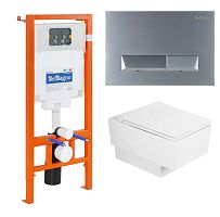 Инсталляция с подвесным унитазом BelBagno CADRO CZR-4823-CHR/CZR4823SC/BB002-80/BB011-MR-CHROME.M