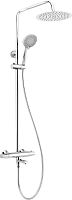 Душевая система Deante NAC_01GT Jasmin с поворотным изливом/термостатом, хром