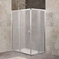 Душевой уголок BelBagno Unique UNIQUE-AH-2-100/115-75/90-M-Cr