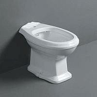 Биде напольное Simas AR823bi*1 Arcade с ободком напольное 36х57 см, с 1 отверстием под смеситель, цвет белый