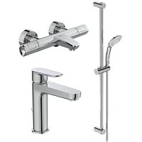Душевой комплект Ideal Standard BC985AA Ceratherm T100 для ванны с термостатом, Chrome (хром) Душевой комплект Ideal Standard BC985AA Ceratherm T100 для ванны с термостатом, Chrome (хром)