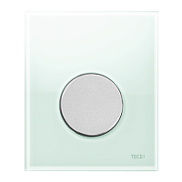 TECE 9242652 TECEloop Urinal,  стекло зеленое, клав. хром мат.