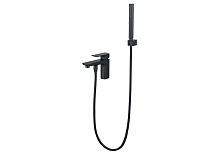 Смеситель Aquatek AQ1044MB Вега  врезной на борт ванны на 1 отв., черный матовый Смеситель Aquatek AQ1044MB Вега  врезной на борт ванны на 1 отв., черный матовый