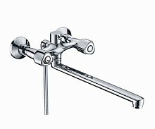 Смеситель WasserKRAFT 2902L Amper для ванны, с длинным изливом, хромоникелевое покрытие Смеситель WasserKRAFT 2902L Amper для ванны, с длинным изливом, хромоникелевое покрытие