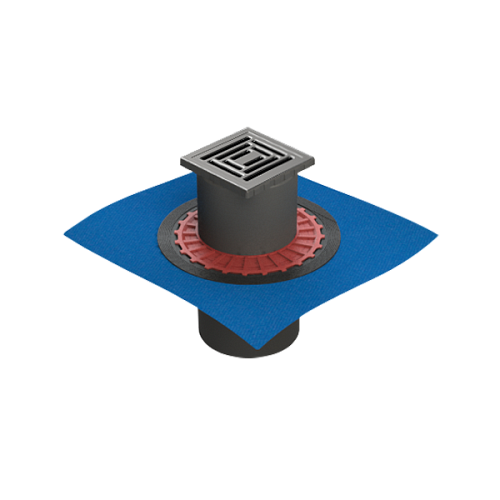 Душевой трап Vitra 59980112000 Square, 15x15 см, вертикальный, матовый хром