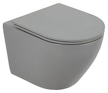 Комплект Унитаз+Сиденье BelBagno COLORATO BB062CHR-GR/BB062SC-GR