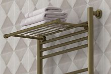 Полка Сунержа 05-2012-4470 прямая 4П (L - 470 мм) н/ж для ДР Полка Сунержа, состаренная бронза