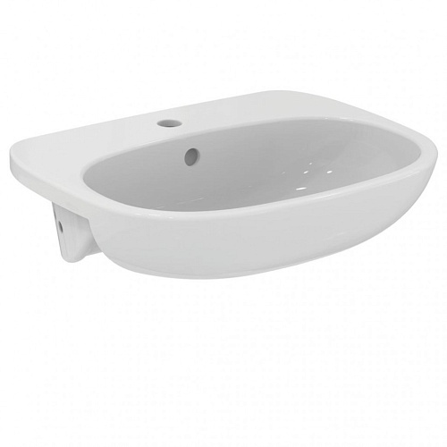 Раковина Ideal Standard T010001 Tesi для монтажа на столешнице 55х45 см, Euro White (евробелый)