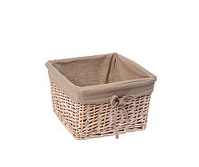 Корзина для белья WasserKRAFT WB-180-S Kammel 27х27 см, бежевая Корзина для белья WasserKRAFT WB-180-S Kammel 27х27 см, бежевая
