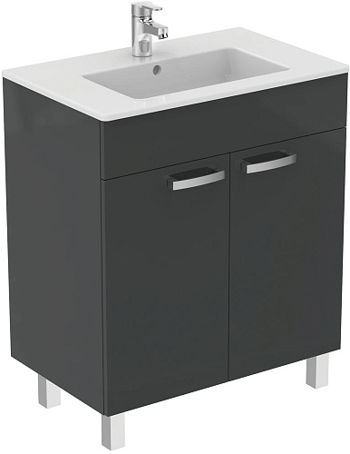 Тумба Ideal Standard E0536TI Tempo для раковины 70х44 см, подвесная, Mid Grey (серый) Тумба Ideal Standard E0536TI Tempo для раковины 70х44 см, подвесная, Mid Grey (серый)