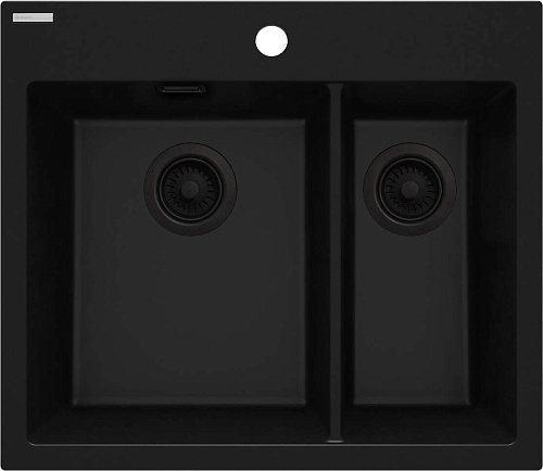 Мойка Deante ZQE_N503 Eridan кухонная гранитная 60x52 см, Nero (черный) Мойка Deante ZQE_N503 Eridan кухонная гранитная 60x52 см, Nero (черный)