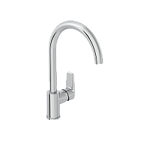 Смеситель Vitra A43419EXP Flow Soft для кухни с изливом C-типа, хром Смеситель Vitra A43419EXP Flow Soft для кухни с изливом C-типа, хром
