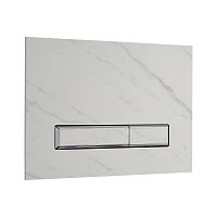 Смывная клавиша KKPol 350/PPK/416-00-03 Vitrum Grande V1 для инсталляции, Quartz, Statuarietto