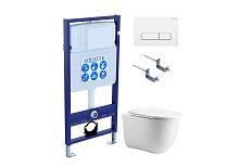 Инсталляция с подвесным унитазом Aquatek КЛАССИК AQUATEK SET AQUATEK КЛАССИК cm-061 4в1