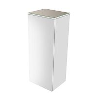 Шкаф-пенал Keuco 31720840002 Edition 400 средний 90х35 см, петли справа, белый глянцевый/стекло глянцевое кашемир