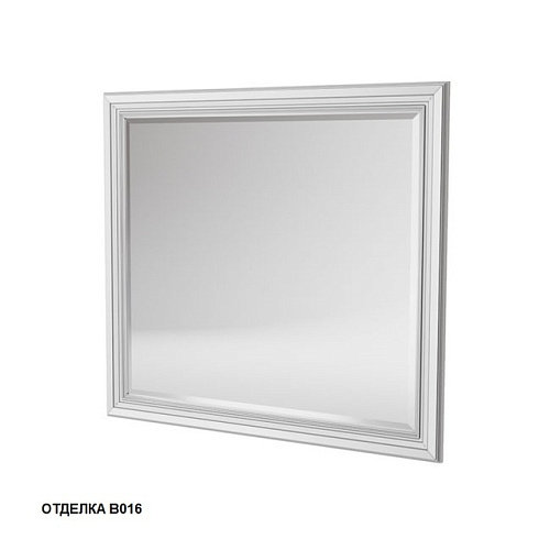 Зеркало Caprigo 10634-В016 FRESCO 100х90 см, Bianco Alluminio снят с производства