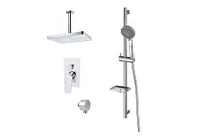 Комплект Aquatek AQ1075CR Вега для ванной Set 4 в 1 (AQ1046CR + AQ2071CR + AQ2454CR + AQ2011CR), хром