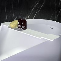 Knief 0600-058-01 Подставка на  ванну 90х15х3 см, цвет белый матовый
