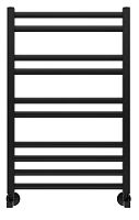 Полотенцесушитель водяной Aquatek AQ KO1080BL Поларис П10 50х80 см, подключение нижнее/диагональное, черный муар