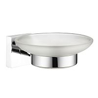 Мыльница IDDIS, EDIMBG0i42 Edifice, матовое стекло, глянцевый хром