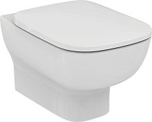 Унитаз Ideal Standard T281401+T318101 Esedra подвесной 36х54 см с сиденьем, глубокий смыв, белый Унитаз Ideal Standard T281401+T318101 Esedra подвесной 36х54 см с сиденьем, глубокий смыв, белый