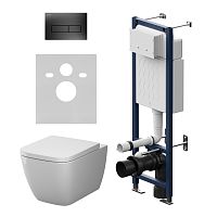 Комплект: Унитаз, Инсталляция, Кнопка смыва AM.PM GEM IS110338.901901